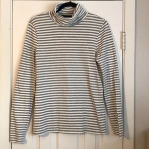 GAP striped turtleneck top